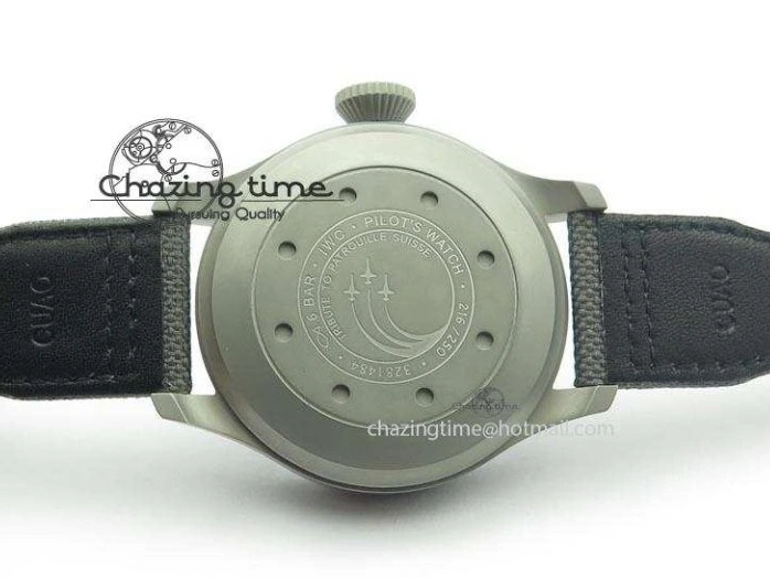 MIROTIME 0428 SunProtective Big Pilot Real PR IW500910 “Patrouille Suisse” ZF 1:1 Best Edition On Gray Nylon Strap 7278